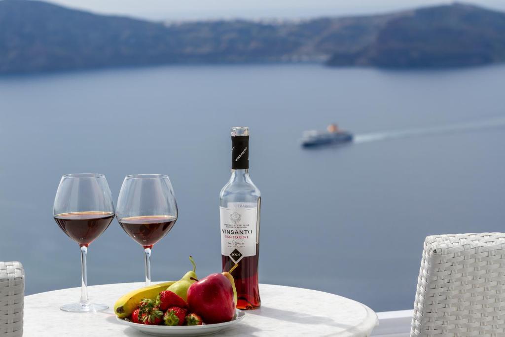 Santorini View Studios - Firostefani Caldera Bagian luar foto